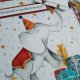Wesoła kartka urodzinowa ze słoniem