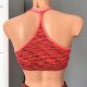 Crop top, stanik sportowy, na siłownię S, różowy, szary, wygodny