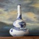 Hand painted Sztuka wschodu chiński smok na rok smoka porcelanowy wazonik