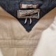Tommy Hilfiger płaszcz przejściowy cienki wiosenny beż S 36 bawełna y2k