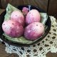 Drewniane pisanki - zestaw 4 jajek - Wrzos i Róż