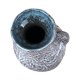 Ceramiczny wazon z uchem, fat lava, Strehla Keramik, Niemcy, lata 70.