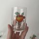 6x nowe szklanki kwiatki owoce literatki PRL retro 150ml