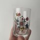 6x nowe szklanki kwiatki owoce literatki PRL retro 150ml