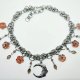Naszyjnik Choker Stal Chirurgiczna Chainmail Chainmaille Kwiecisty Alternatywny Boho