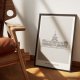 Plakat Architektura - Szczecin - Muzeum Narodowe  50x70 cm