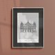 Plakat Architektura - Gdańsk - Zielona Brama  50x70 cm