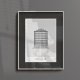 Plakat Architektura - Poznań - Okrąglak  50x70 cm