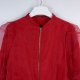 Zara lekka kurtka organza red / S