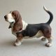 Pan Basset ❤ Figurka porcelanowa w odsłonie Basseta
