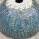 Ceramiczna ręcznie robiona biała umywalka "W kropeczki"