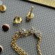 Golden Cascades - Made In Italy ❤ Sterling Silver Gold Plated Earrings ❤ Kolczyki