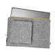 MACBOOK AIR 13 ETUI Z FILCU Żółty Zamek