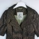River Island czarno złoty żakiet krótkie rękawy z wool 12 / 38