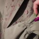 Beżowa dwurzędowa marynarka upcycling, custom