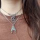 Naszyjnik Zawieszka Viking Chain Choker Chirurgiczna Unisex Męska Damska