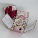 rocznica ślubu, exploding box, kartka 3d