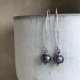 Kolczyki Black Pearls