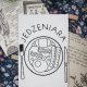 Jedzeniara - haft w ramce (czarna)