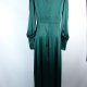 SHEIN satynowa kopertowa sukienka maxi / L