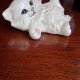 Figurka kotek porcelana ręcznie malowana