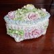 Szkatulka porcelanowa porcelana niemiecka, Orben antyk