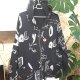 Bluza: czerń i biel oversize