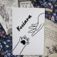 Kociara - haft w ramce (drewno)