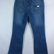 Karen Millen spodnie jeans biodrówki szersze doły nogawek / 42