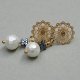 Pearls /white/ perły vol. 20  - kolczyki