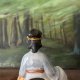 Miss made in Japan porcelanowa figurka ręcznie malowana