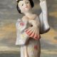 Gejsza made in Japan porcelanowa figurka ręcznie malowana