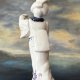 made in Japan porcelanowa figurka kalkomania i ręczne zdobienie