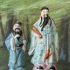 made in Japan porcelanowa figurka ręcznie malowana