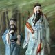made in Japan porcelanowa figurka ręcznie malowana