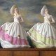Pastelowa Dama -  porcelanowa figurka ręcznie malowana