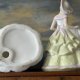 Pastelowa Dama -  porcelanowa figurka ręcznie malowana