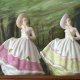 Pastelowa Dama -  porcelanowa figurka ręcznie malowana
