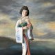 Miss Japan precyzyjnie ręcznie malowana porcelanowa figurka
