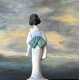Miss Japan precyzyjnie ręcznie malowana porcelanowa figurka