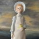 Urocza porcelanowa figurka ręcznie malowana