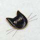 Przypinka tęczowa pride z kotem pin 001