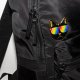 Przypinka tęczowa pride z kotem pin 001