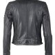 NOWA SKÓRZANA KURTKA RAMONESKA ROCK METAL NITY ŁAŃCUSZKI MAZE 38 M SKÓRA OWCZA BIKER UNIKAT!!!