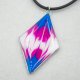 Wisiorek trans pride z żywicy pend 006