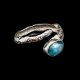 LARIMAR W REGULOWANYM PIERŚCIENIU