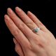 LARIMAR W REGULOWANYM PIERŚCIENIU