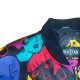 Vintage Bomberka w twarze print wiosna lato kolorowa Unikat