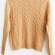 nowy morelowy sweter XS