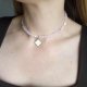 Krótki różowy choker
